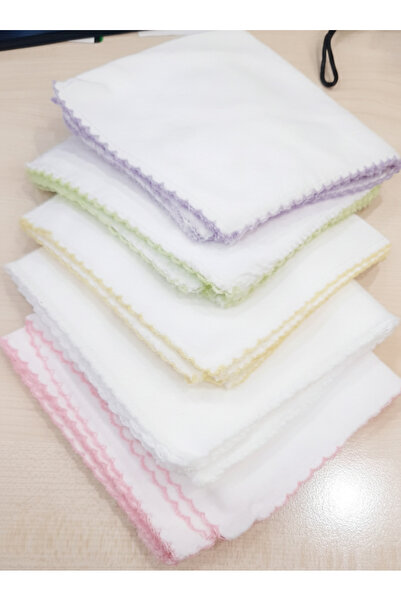 Kidaxi Baby Mouth Wipes 10 Pieces in 1 Pack Combed Cotton Wipes Ecru