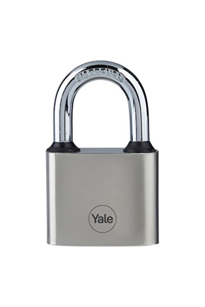 Yale Keyed padlock Y112/40/124/1, Yale, steel, nickel-plated, 40 mm