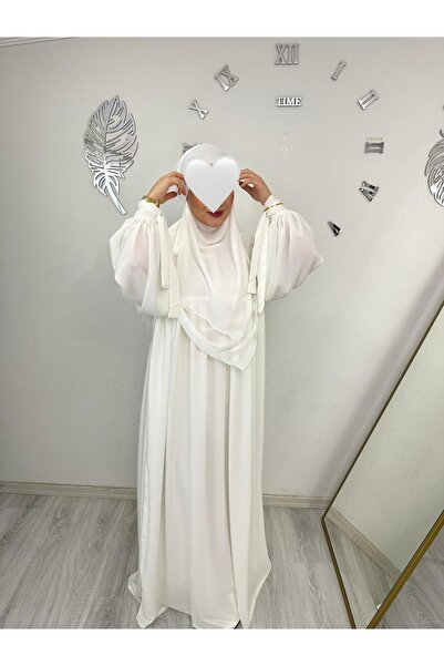 Yüsra Collection Σετ φόρεμα και κοντό σουφλέ Liza 2 τεμαχίων