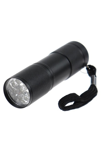 HOFF Lanterna LED UV Hoff, alimentare baterii (3 x AAA), 1W