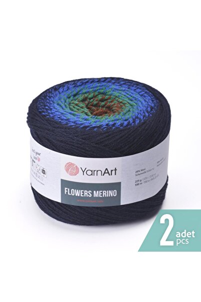 Yarnart FLOWERS MERINO ÖRGÜ İPİ - 554 - 2'Lİ PAKET