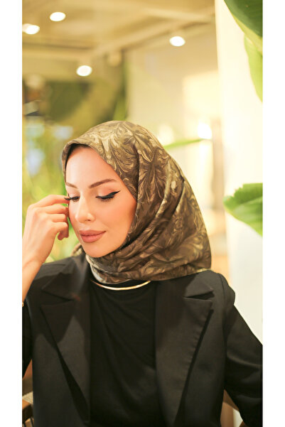 efdal şal eşarp Εισαγόμενο βαμβακερό κασκόλ με σχέδιο κισσού