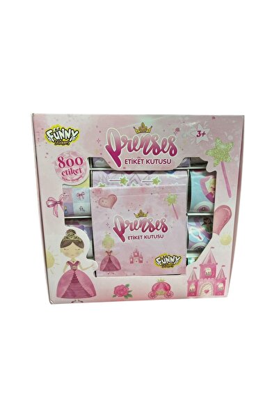 Aden Oyuncak مجموعة ملصقات الأميرة 802 قطعة Adn-3314