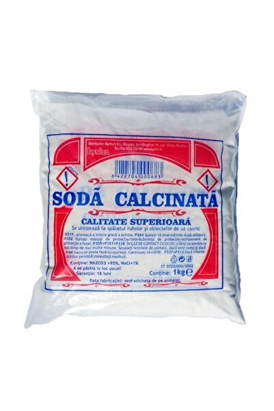 Kynita Soda calcinata Kynita, pentru spalarea rufelor sau vaselor, 1 kg