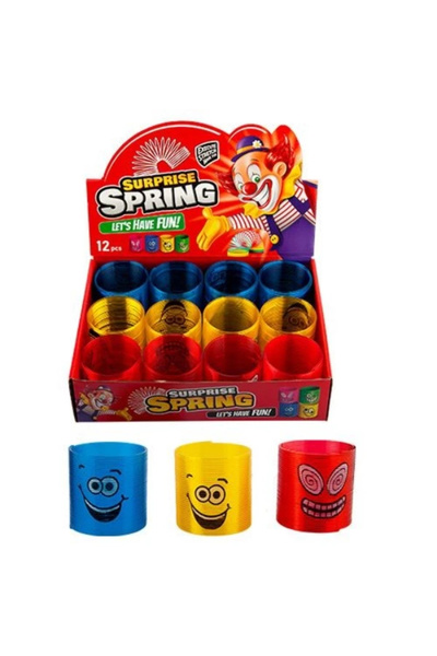 HarmonyAura Printed Stress Spring Toy