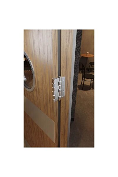 Midica Swing hinge, for doors, aluminum, silver, 180 x 133 mm