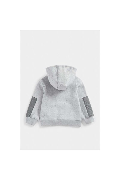 MOTHERCARE Grey Quilted Hoody