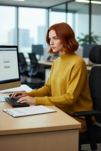 PayBuy Women's Regular Fit Stand Collar Geometric Pattern Long Sleeve Knitwear Tunic Sweater Stylish and for Cold Weather