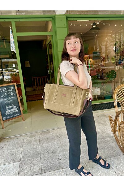 Atelier Lapina Karamel, Mutlu Orman / Fermuarlı, Çapraz Askılı, Mumlu Kanvas ...