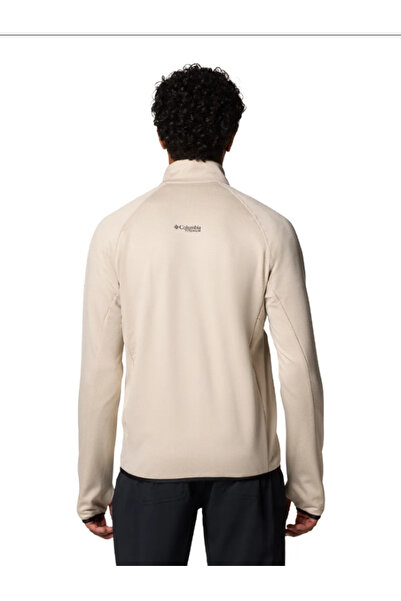 Columbia 2094961-278 AO4789 تريبل كانيون ™   سترة صوفية خارجية للرجال من نوع Grid Fleece FZ II باللون البيج