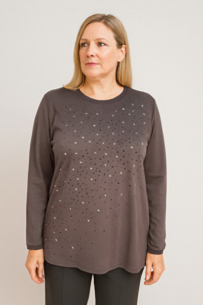 Mutlu Ertan ΜΠΛΟΥΖΑ ΜΕ ΠΕΤΡΕΣ ΑΣΤΕΡΙΩΝ