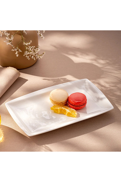 MuratogluHome Emsan Pamukkale Rectangular Plate 23 cm