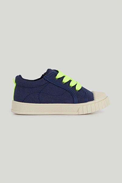 MOTHERCARE Navy Canvas Trainers