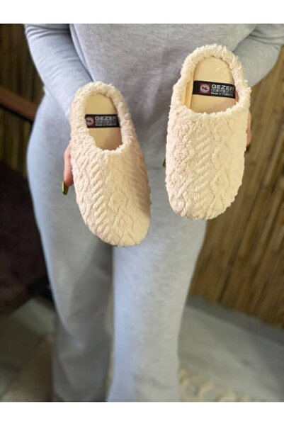 Mejit Women's Towel Plush Soft Non-Slip Sole House Slippers