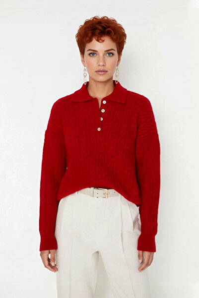 PayBuy Women's Oversize Hair Knit Polo Neck Sweater Low Long Sleeve Winter Casual Basic Chic Quality