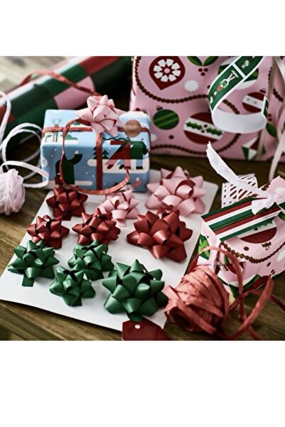 IKEA Winterfint Gift Package Decoration, Multi-Colored, 12 Pieces