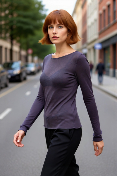 PayBuy Bluză de tricotat din viscoză, cu mânecă lungă, cu croială obișnuită, ...