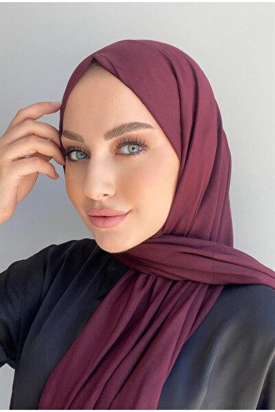 Byedauzunlar Koyu Bordo Penye Şal