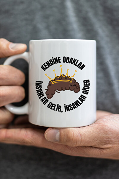 thekam Mug / Self-Focused People Come, Humans Go.