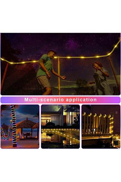 indiggo LED1 Trampoline LED Strip, Remote Control, 8 Modes, Waterproof, Multicolor