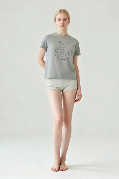 Guess Μοναδικό γυναικείο πολύχρωμο μπλουζάκι Active Regular Fit V5BI16K8FQ4-A92C