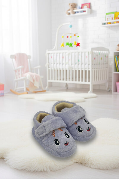 Butik Cırtcırtlı Lila Çocuk/Bebek Pandufu