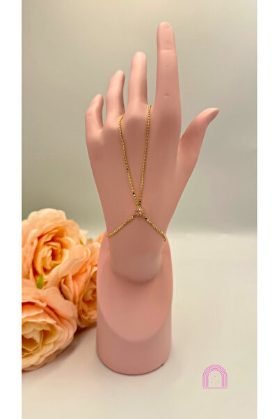 Moond Accessories شاميران ذهبي من شوبينغ بتصميم قلب وردي