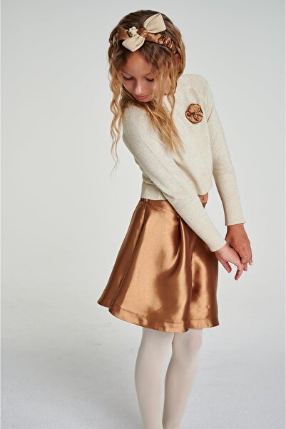 Lia Lea BG Store Kız Çocuk Kahve Şort
