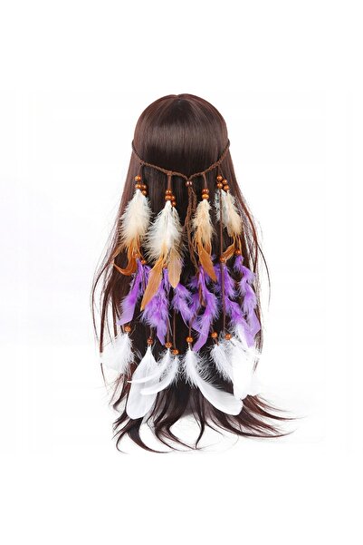 Other Benză de păr Indian Purple Plume A12