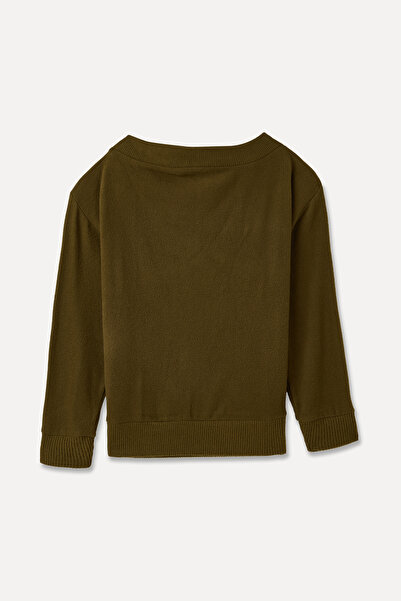 Mudo Off-Shoulder Boat Neck Sweater