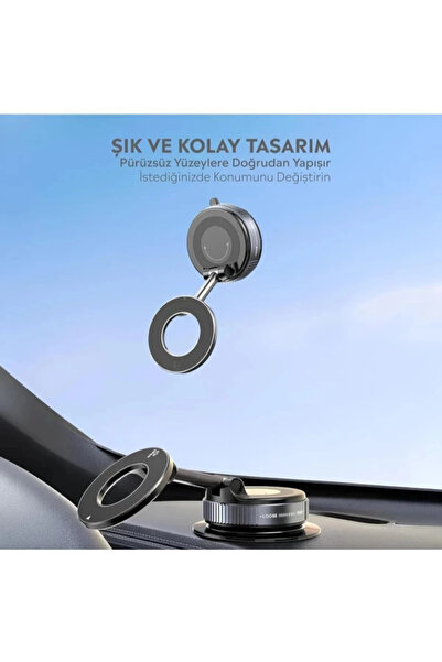 Genel Markalar Vakumlu Manyetik Araç İçi Telefon Tutucu