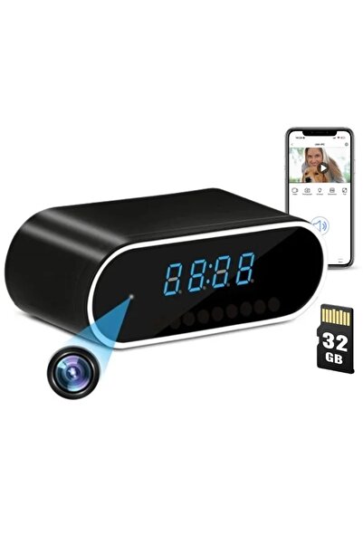 iUni Ceas spion cu cameră Wi-Fi IP07, Full HD, 32GB, 160°, vedere nocturnă
