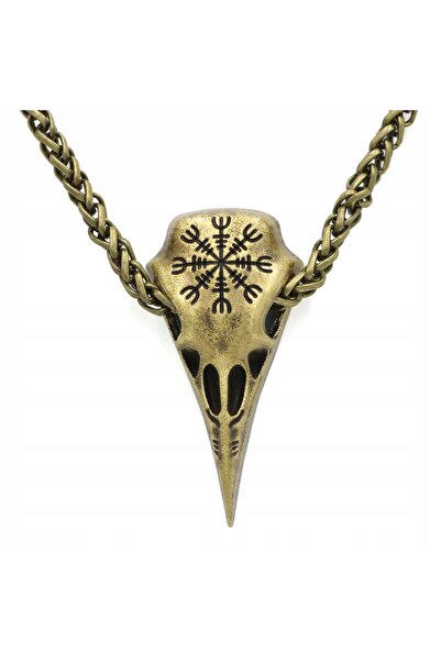Other COLIER CU CRANI DE CORB Simbol celtic al lui ODIN 127