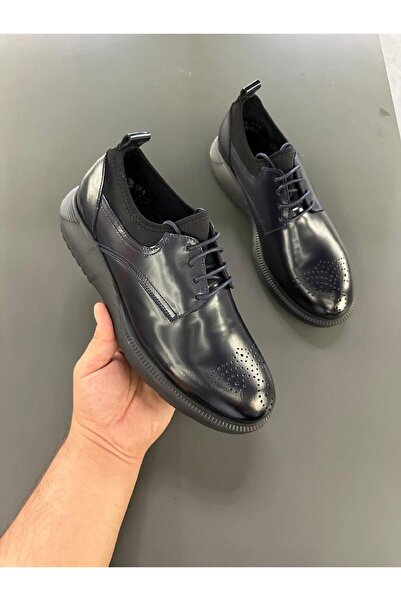 Serhat Özköroğlu LFR-073 FACMA STREÇLİ MERDANE AYAKKABI Bleumarin