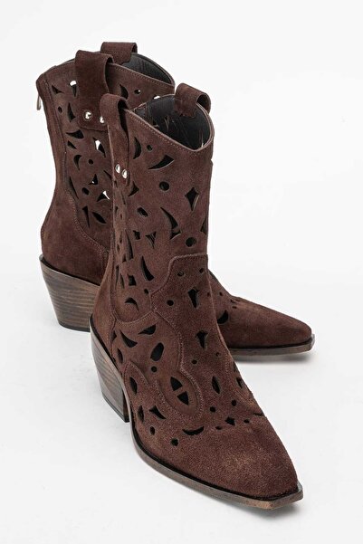 Zeynep Sıradağlı Cizme Western Heydelin pentru femei, din piele naturală, mar...