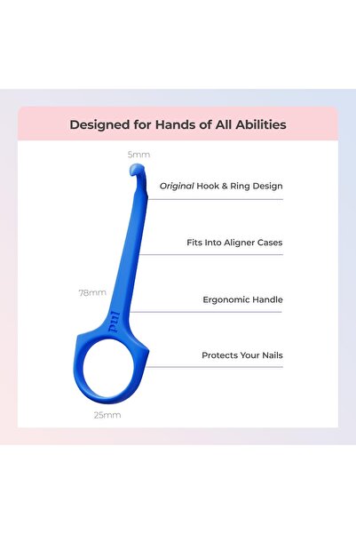 The Pultool Pultool Original Removable Aligner Removal Tool - Pink, 4 Pack