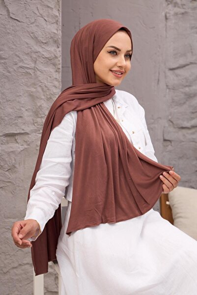 Byedauzunlar Sweet Coffee Combed Cotton Shawl