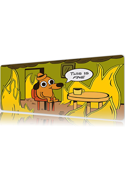 urzuva This is Fine 70X30 3MM Kalınlık Premium Gaming oyuncu mousepad, Anti S...