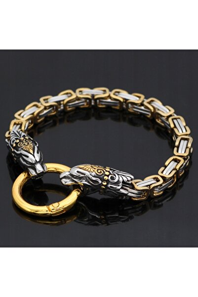Other VIKING BRACELET Wolves Nordic Amulet 316L 431