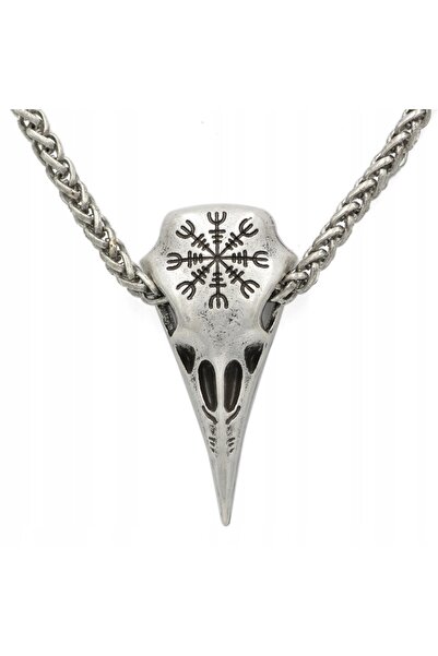 Other COLIER CU CRANI DE CORB Simbol celtic al lui ODIN 127