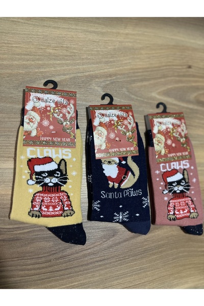 Calze Vita Women's Christmas Stockings Set of 3