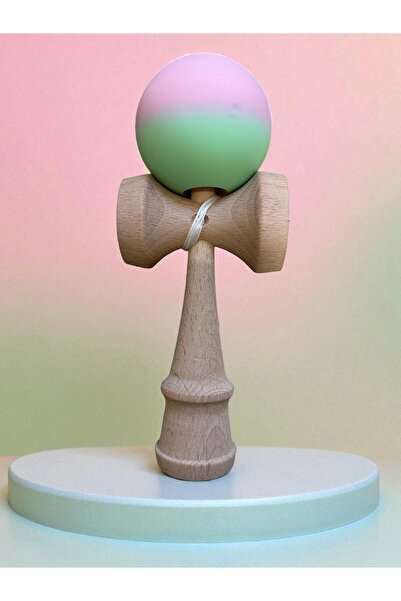 OEM Jucărie interactivă Kendama profesională din lemn, 18 cm, minge cu suprafață antiderapantă, gradient