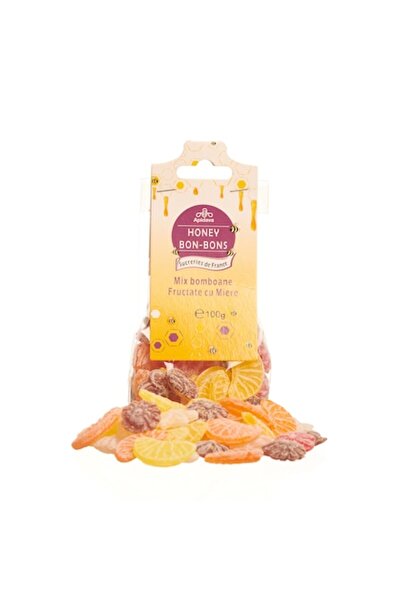 Apidava Bomboane cu Miere Fructate 100gr