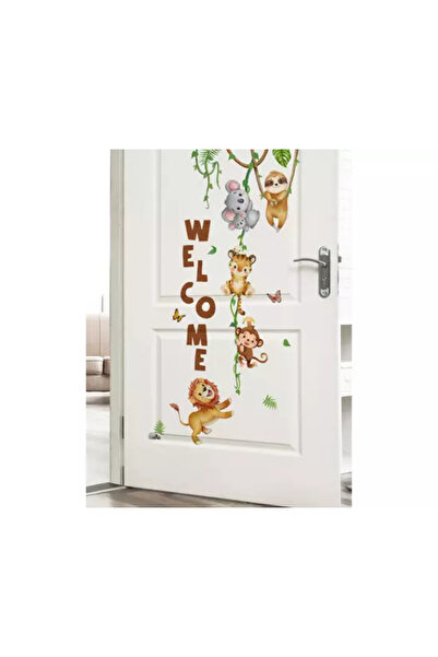 Inovius Sticker Perete Autocolant Animale si Welcome 56x103cm - 43668