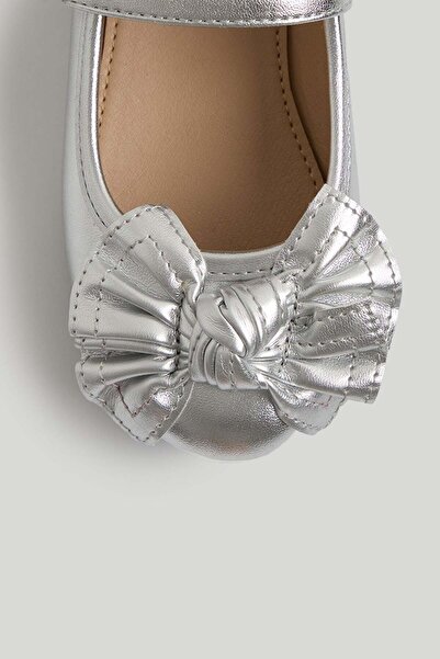 MOTHERCARE Silver Ballerina Shoes
