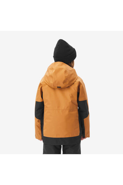 Decathlon Wedze Children's Snowboard Jacket - 6/10 Years Old - Camel Color - Snb500
