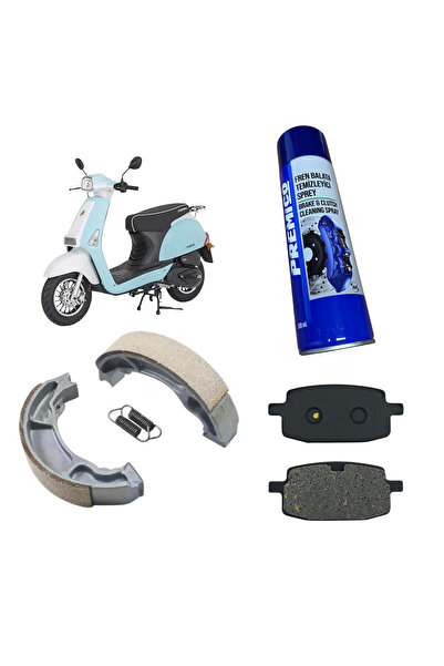 GİVİS Mondial Revival Ön Arka Fren Balatası Balata Sprey Hediye