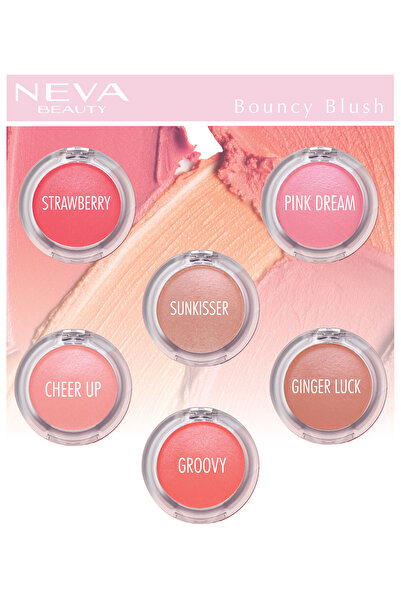 NEVA BEAUTY Bouncy Blush-Cheer Up Krem Allık