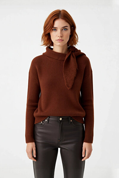 PayBuy Women's Regular Fit Shawl Collar Low Arm Knitwear Sweater for Special Combinations for Winter and Autumn Days