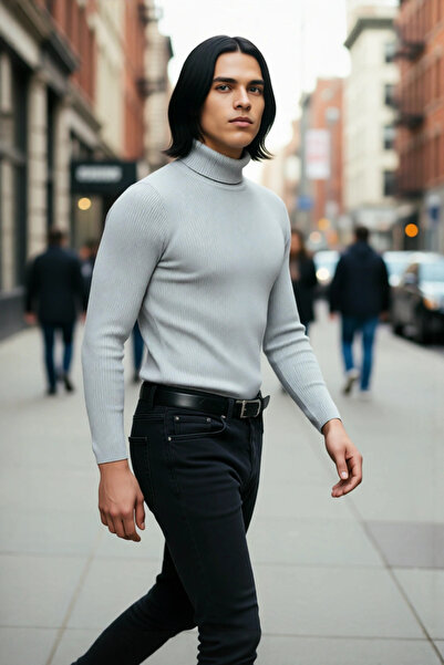 PayBuy Puloverul pentru bărbați cu guler rotund, tricotat, este ideal pentru ...